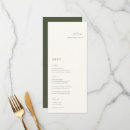 Search for guests name wedding menus Modern
