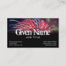 Search for fireworks business cards 4th