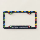 Search for autism license plate frames Pattern