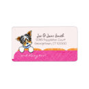 Search for yorkie return address labels Cute