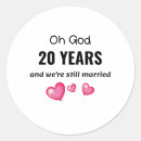 Search for 20th anniversary stickers Couple