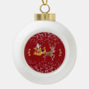 Search for reindeer with santa sleigh ornaments Family