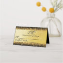 Search for black and gold place cards Glitter