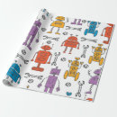 Search for robot wrapping paper Space
