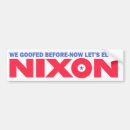 Search for nixon bumper stickers Funny