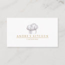 Search for culinary business cards Caterer