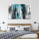 Search for black white turquoise art Teal