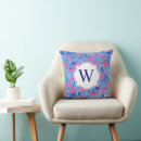 Search for pink and blue pillows Preppy