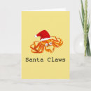 Search for crab christmas cards Santa claws