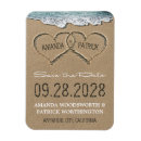 Search for beach save the dates Hearts in the sand