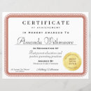 Search for certificate awards Participation diploma