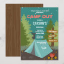 Search for boys sleepover invitations Camp out