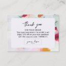 Search for package inserts business cards Qr code