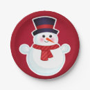 Search for vintage snowman plates Xmas