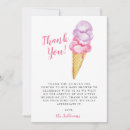 Search for ice cream thank you cards Pink