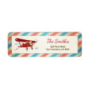 Search for airplane return address labels Vintage