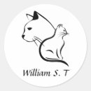 Search for cat name stickers Animal