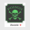 Search for vintage poison stickers Skull