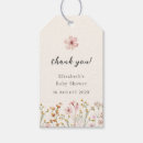 Search for boho gift tags Wildflower baby shower
