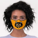 Search for halloween face masks black cat