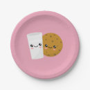 Search for milk and cookies plates Food