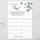 Search for bridal shower games flyers Greenery