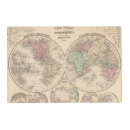 Search for world map placemats Hachures