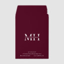 Search for burgundy envelopes Minimalist
