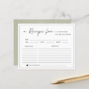 Search for bridal shower request recipe cards Modern