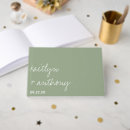 Search for green sage guest books Stylish