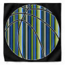 Search for green white striped bandanas Black
