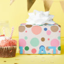 Search for pink brown polka dots wrapping paper Modern