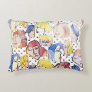 Search for abstract face pillows Retro