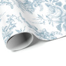 Search for blue and white wrapping paper Toile