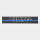 Search for police name plates Black