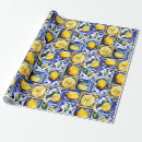 Search for watercolor wrapping paper Mediterranean