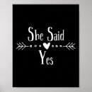 Search for engagement funny posters She said yes