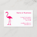 Search for flamingo business cards Pink