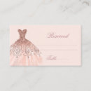 Search for reserved place cards Black