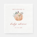 Search for fall baby shower napkins Terracotta