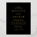 Search for gold lettering invitations Minimalist