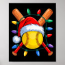 Search for softball posters Santa