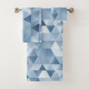 Search for blue and gray bath towels Geometric