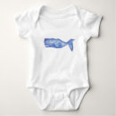Search for whale baby clothes Watercolor