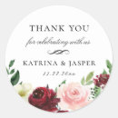 Search for burgundy wedding stickers Rustic