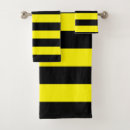 Search for yellow and black bath towels Stripes
