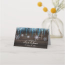 Search for winter wonderland place cards Seating