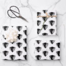 Search for chicago wrapping paper Blue demons design