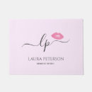 Search for pink doormats Makeup artist