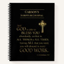 Search for prayer notebooks Bible verses